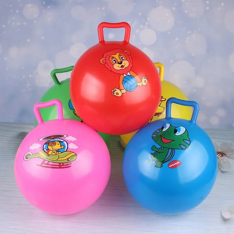 Bola Inflable con Mango para Saltos – Juego Activo y Regulación Motora