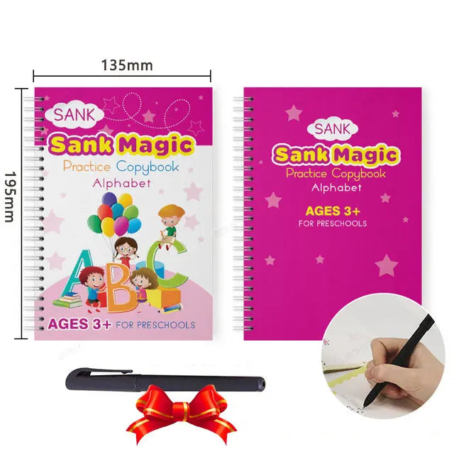 Cuadernos Mágicos Reutilizables – Trazado de Letras en Español, Inglés y Francés