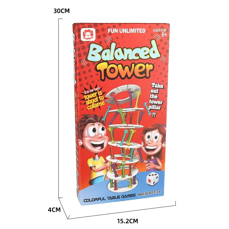 Torre de Equilibrio Interactiva – Juego Educativo para Coordinación y Juego en Familia