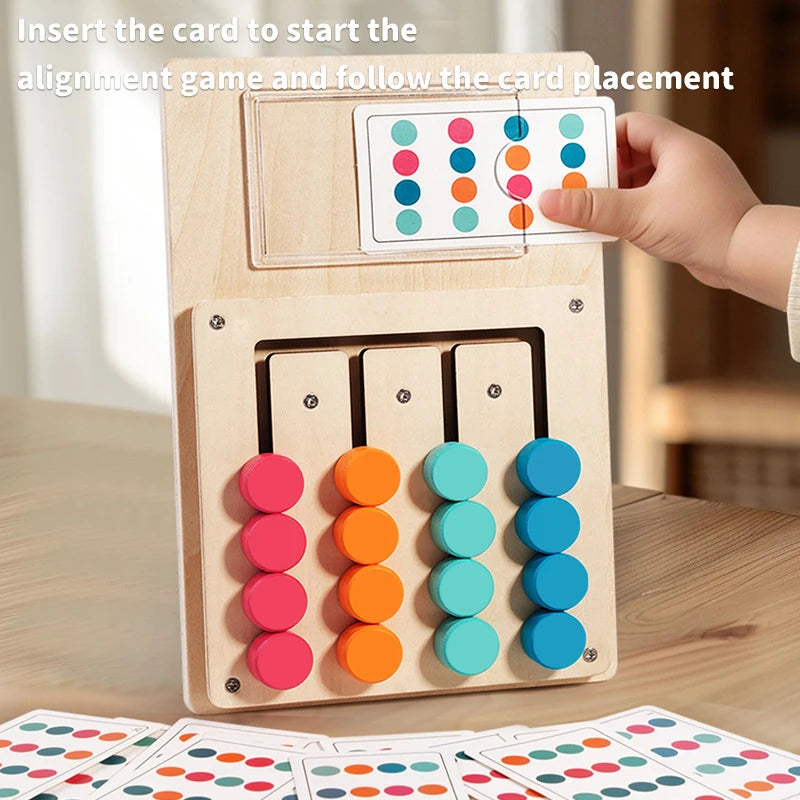 Rompecabezas Montessori de Colores y Formas – Lógica y Coordinación Manual