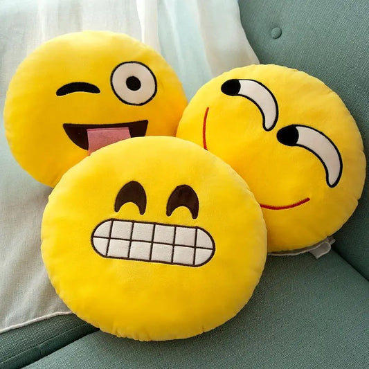 Cojín Sensorial Emoji Divertido – Estímulo Emocional y Confort para Espacios de Calma