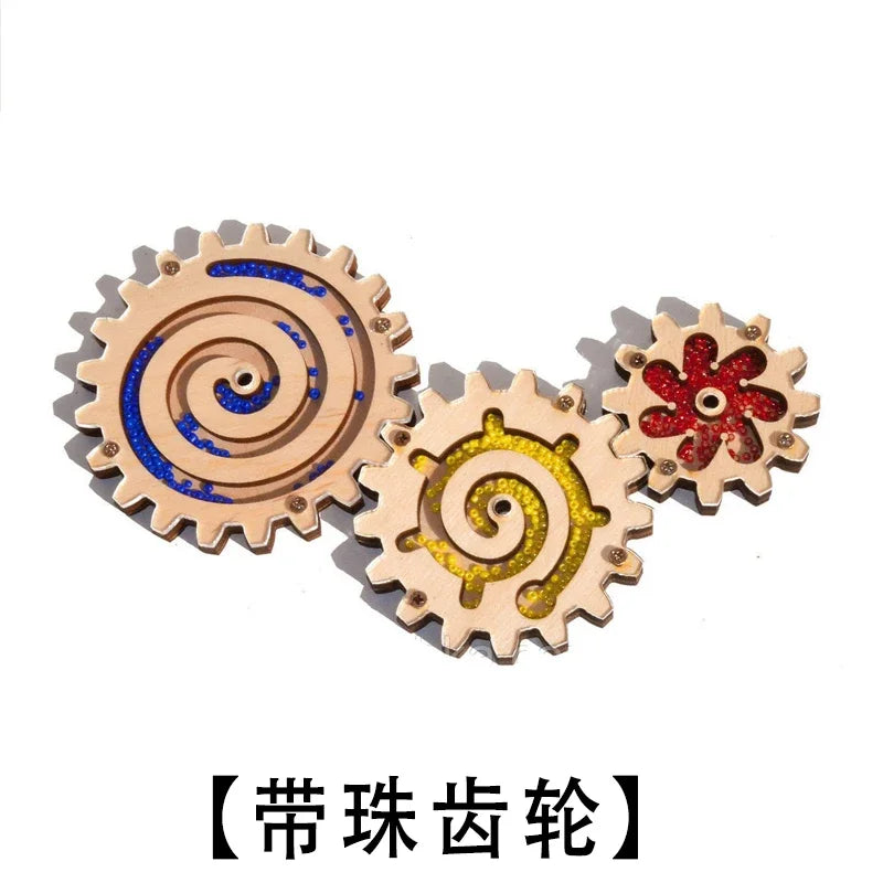 Tablero Montessori de Madera – Juego Sensorial para Concentración y Coordinación
