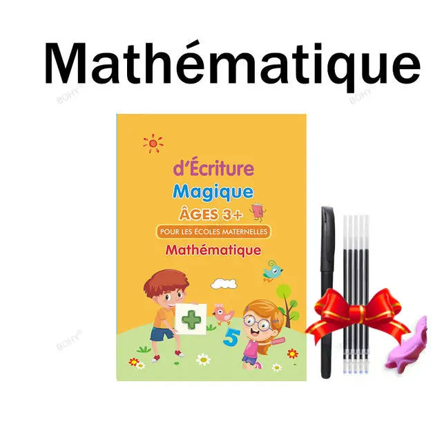 Cuadernos Mágicos Reutilizables – Trazado de Letras en Español, Inglés y Francés