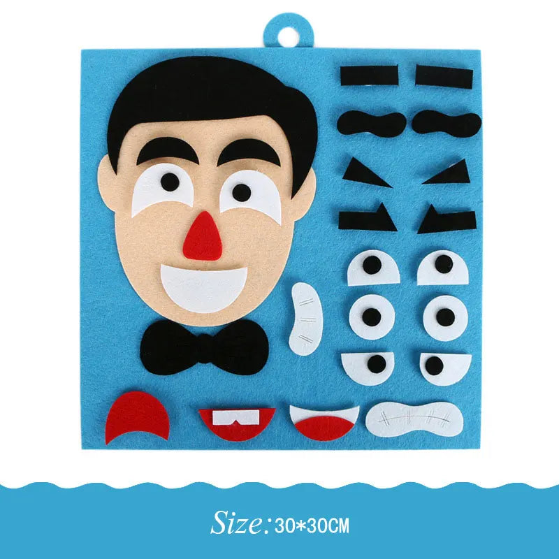 Vestido Montessori, Material parroquial, juguetes educativos, pasta, cambio Facial, expresión, juguetes parroquiales, juegos de desarrollo para niños pequeños