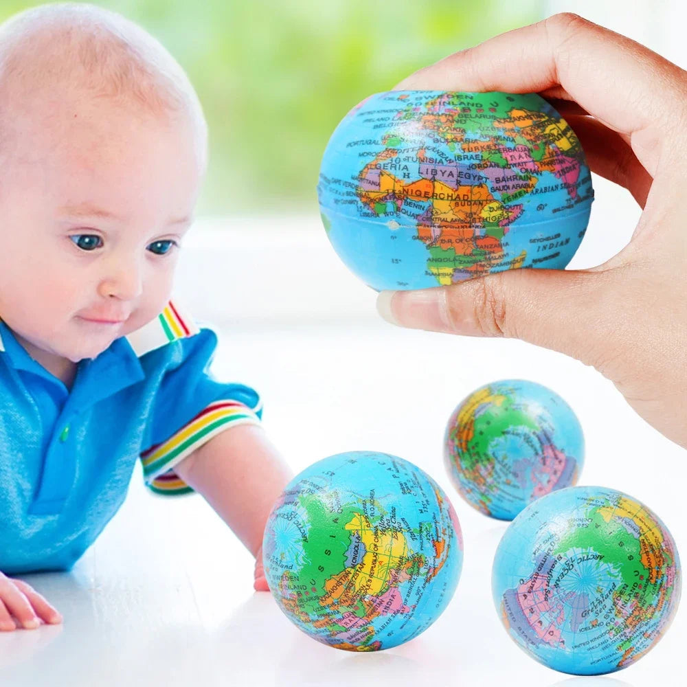 Divertidos juguetes para apretar para aliviar el estrés, pelota para apretar de espuma PU, juguetes de esponja para ejercicio de muñeca y mano para niños, adultos y niños, regalos creativos