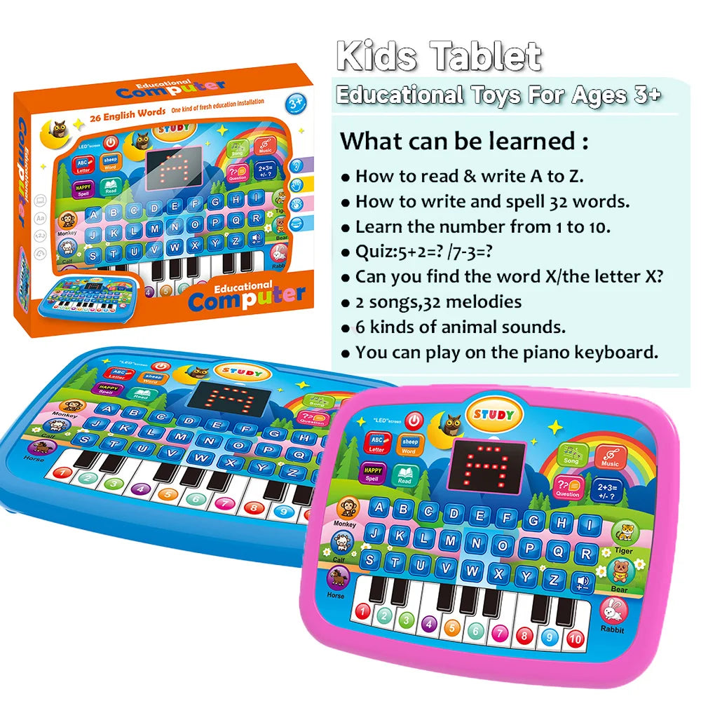 Teclado Educativo Sensorial – Estimulación Musical y Aprendizaje Multisensorial, aprendizaje matemáticas y alfabetización, teclado electrónico