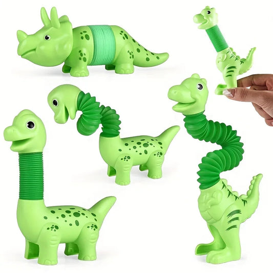 Tubo Sensorial Extensible Dinosaurio – Juego Estimulante y Divertido