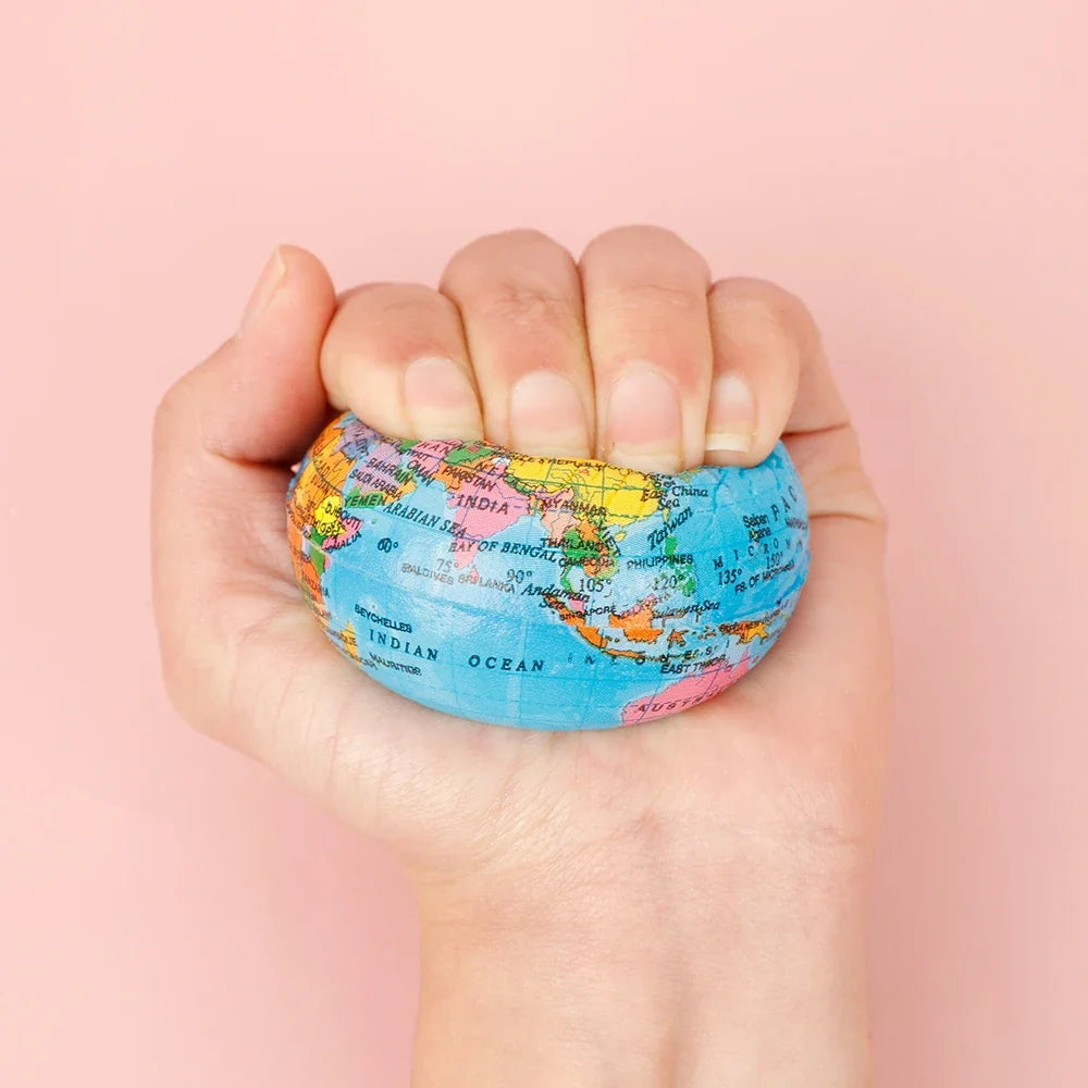 Divertidos juguetes para apretar para aliviar el estrés, pelota para apretar de espuma PU, juguetes de esponja para ejercicio de muñeca y mano para niños, adultos y niños, regalos creativos