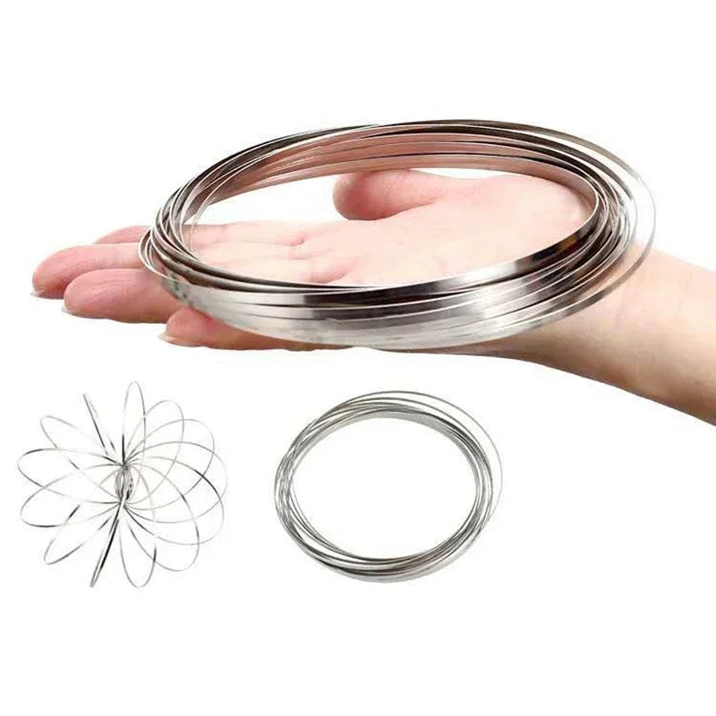 Anillo mágico de toroflux cinético: juguete de flujo colorido para actividades divertidas y inquietos al aire libre, perfecto para niños y adultos